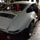 (Porsche in progress, in Back Puss Yard)